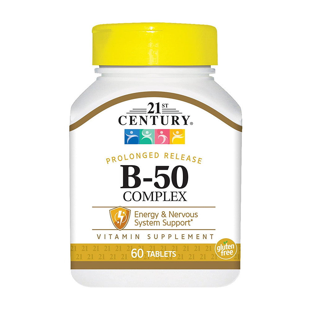 21St Century B-50 Complex Prolonged Release Tablets - 60 Ea